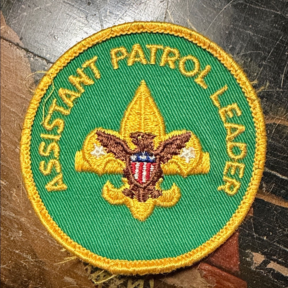 Vintage BSA Assistant Patrol Leader Embroidered Patch Boy Scouts of America